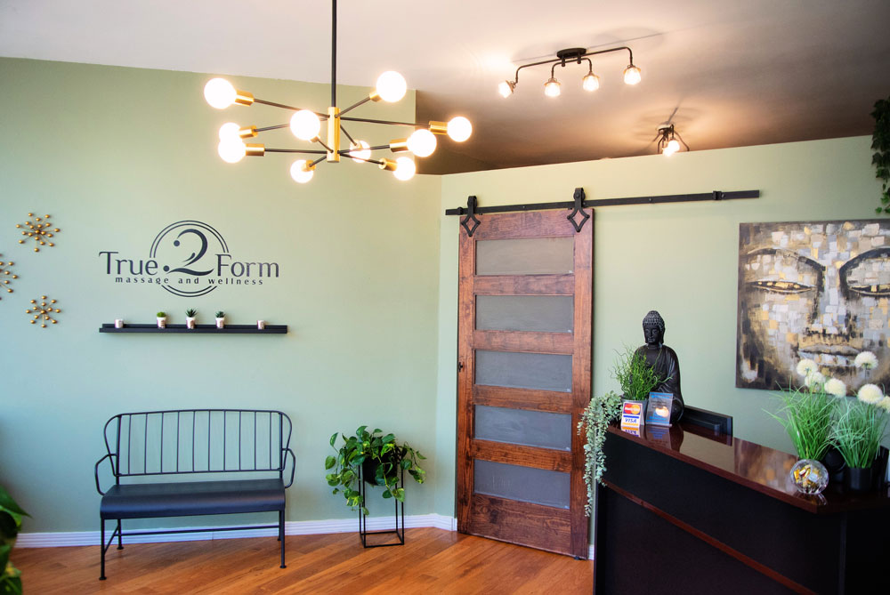 True2Form reception desk and waiting area